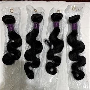 Body wave human hair bundle 2/18in, 2/20in